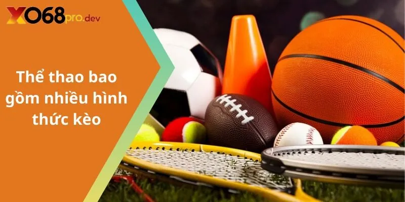 Thể thao bao gồm nhiều hình thức kèo